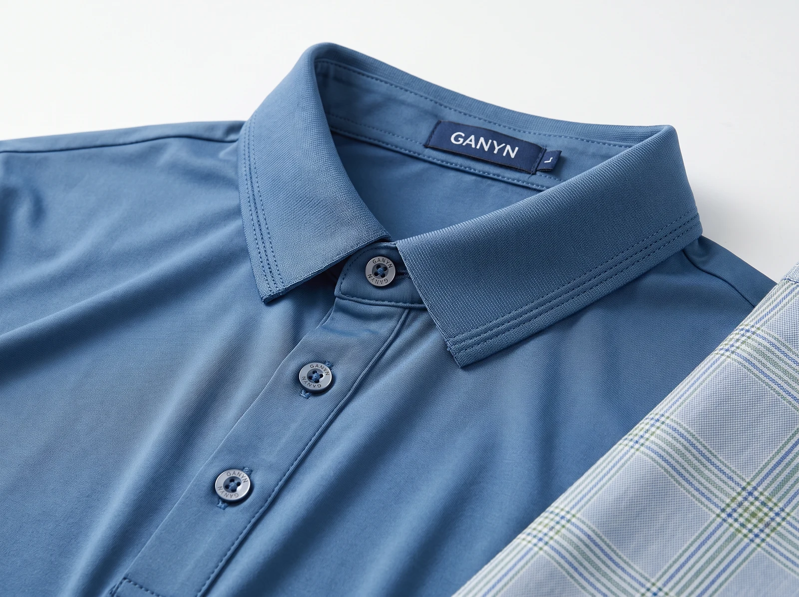 Collar, placket & stitching
