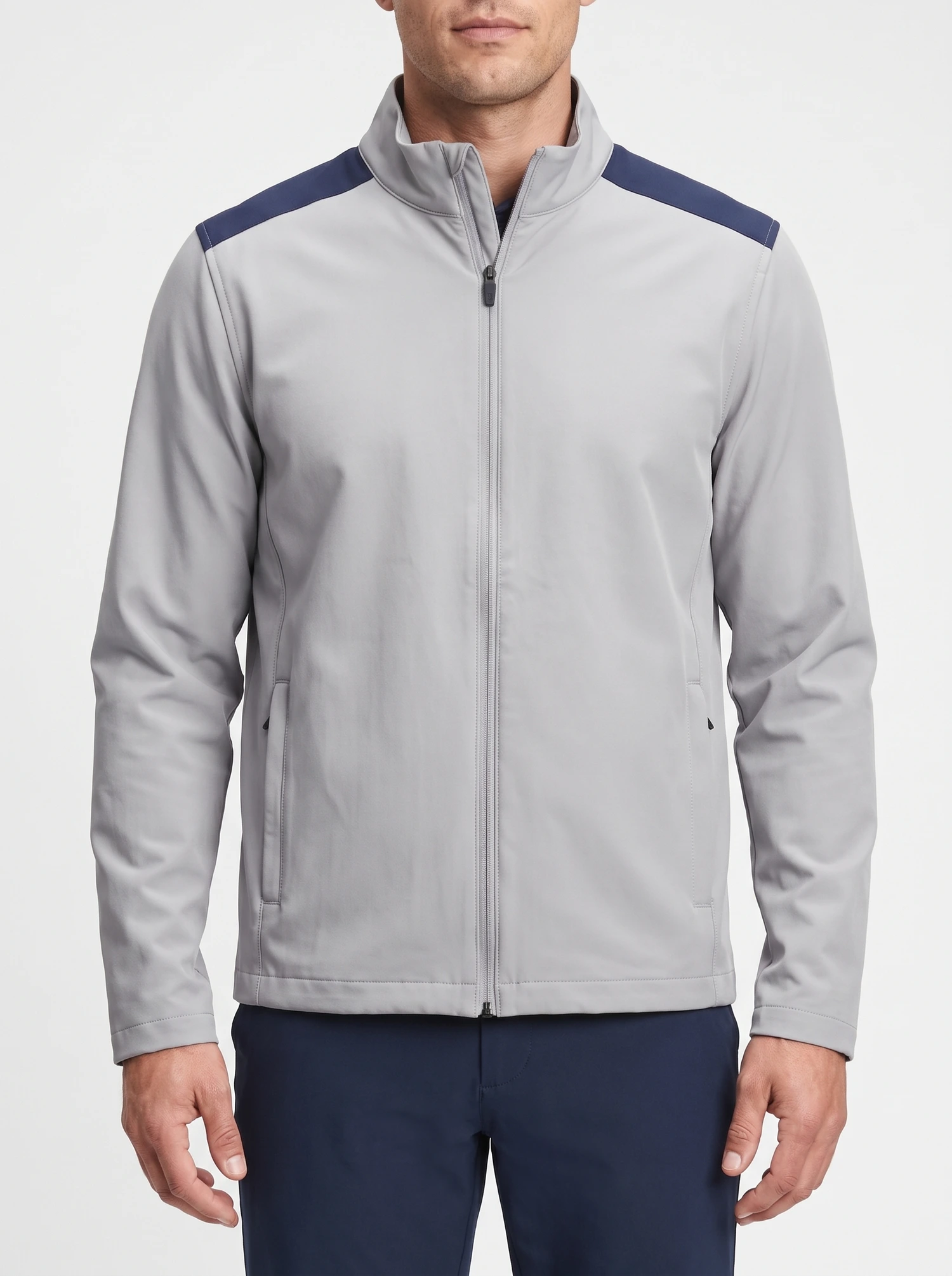 Element Golf Jacket — studio construction detail