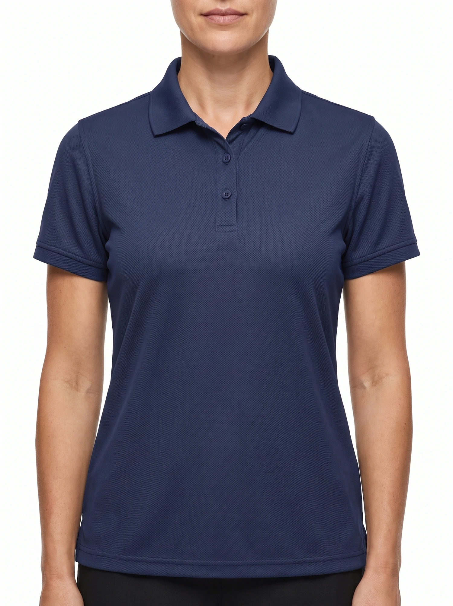 Essential Performance Polo — studio construction detail